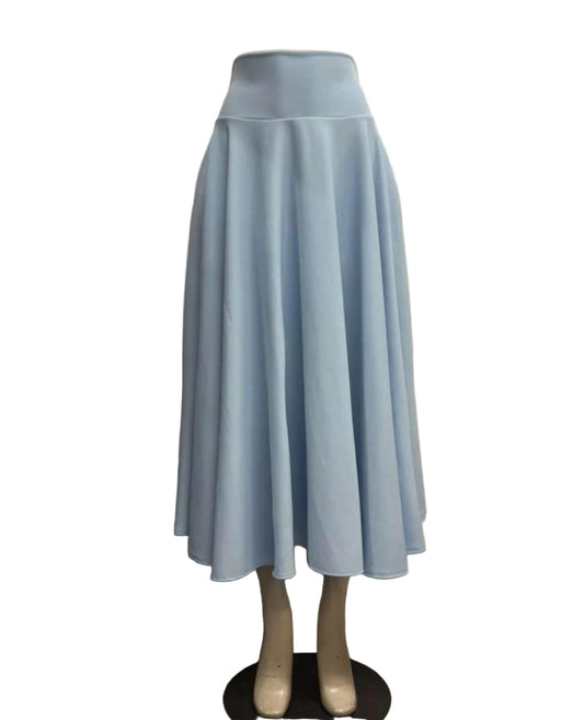 Baby blue skirt